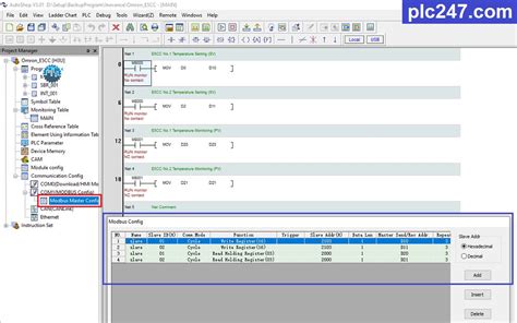 PLC Inovance Modbus RTU Omron E5CC Tutorial Plc247