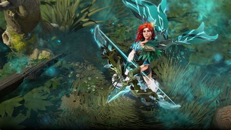 Windranger Art Dota Featherswing Background Hd Wallpaper Pxfuel