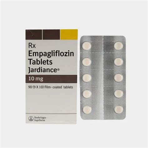 Jardiance Empagliflozin Tablets 10 Mg 25 Mg Packaging Size 90 9x10