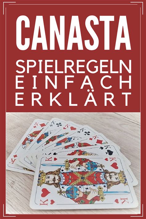 An Advertisement For A Card Game Called Canasta With Four Playing