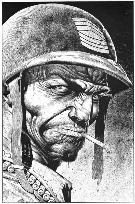 Bolland Sgt Rock Recreation By Sky Boy On Deviantart Comic Book