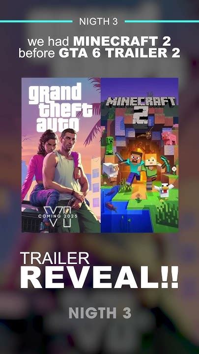 New Trailer 2 Gta 6 We Had Minecraft 2 Before Gta 6 Trailer 2 Youtube