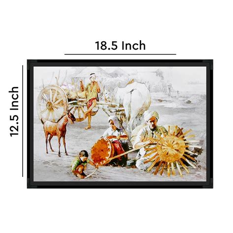 Buy Framed Village Scenery For Vastu Remedy