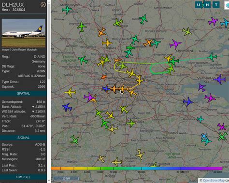 Over Putney ADS B On Twitter DLH2UX D AIND A320 271NSL Lufthansa