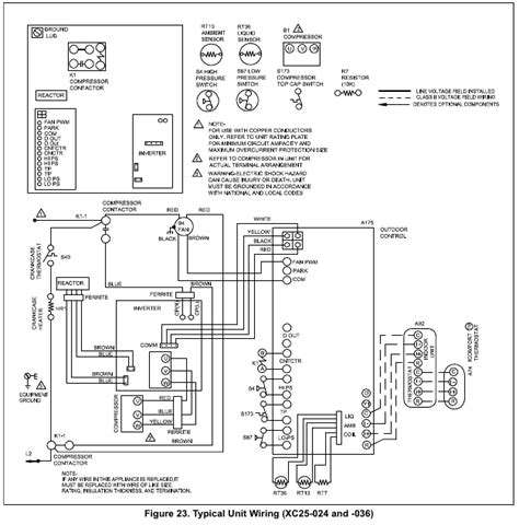 Lennox XC25 – Unit Wiring Diagrams – HVAC Troubleshooting