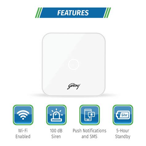 Godrej Wifi Security Alarm System I Wireless Alarm Home Office