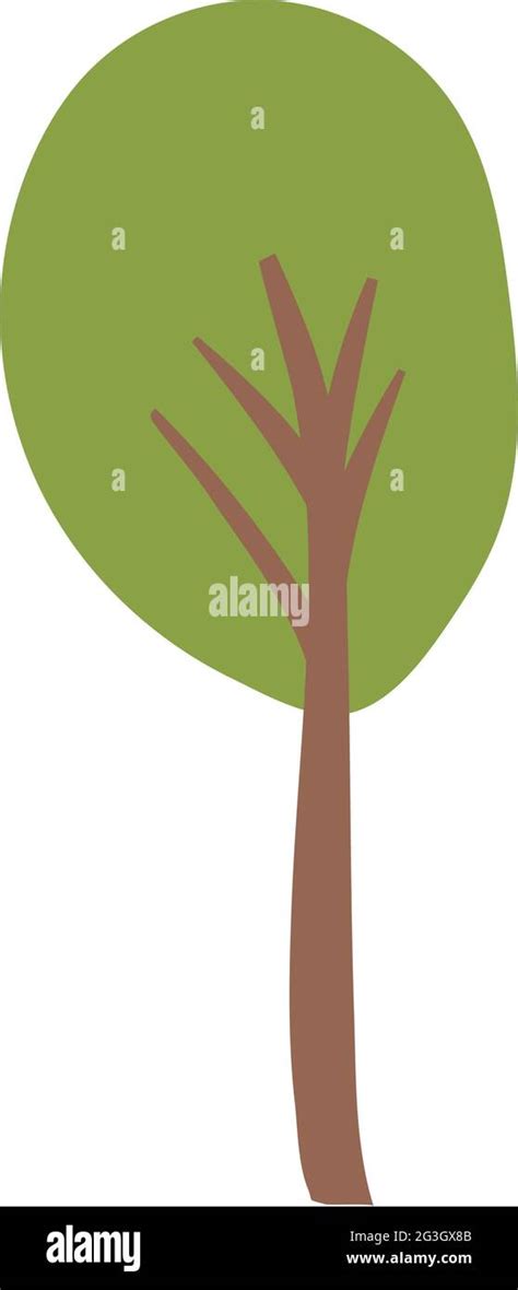 green tree  stock vector image art alamy