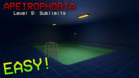 HOW TO ESCAPE Level 9 Sublimity In Apeirophobia ROBLOX YouTube