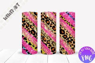 Leopard Print Oz Skinny Tumbler Wrap Graphic By Wowed Art Creative