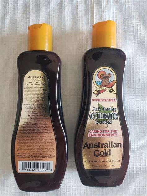 Pair Of Australian Gold Dark Tanning Lotion Accelerator Bronzer New