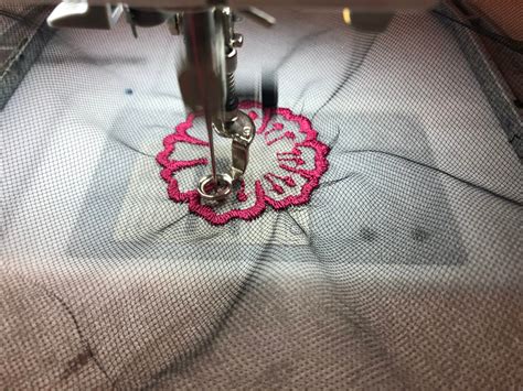 How To Embroider On Tulle Machine Embroidery Geek