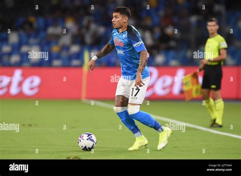Naples Italy 31 Aug 2022 Mathias Olivera Of Ssc Napoli During The