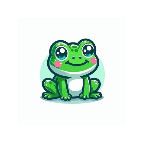 Premium Vector Cute Frog Cartoon Vector Design