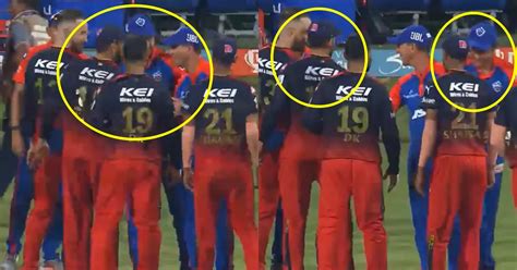 RCB Vs DC Watch Sourav Ganguly And Virat Kohli Ignore Each Other Go