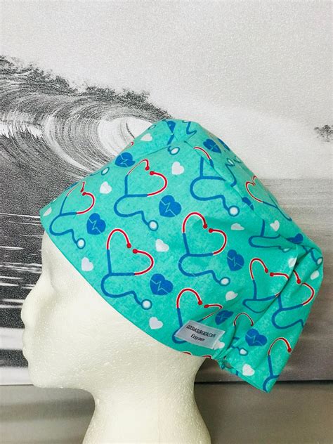 Stethoscopes Woman Surgical Cap For Doctorscrub Hat For Etsy