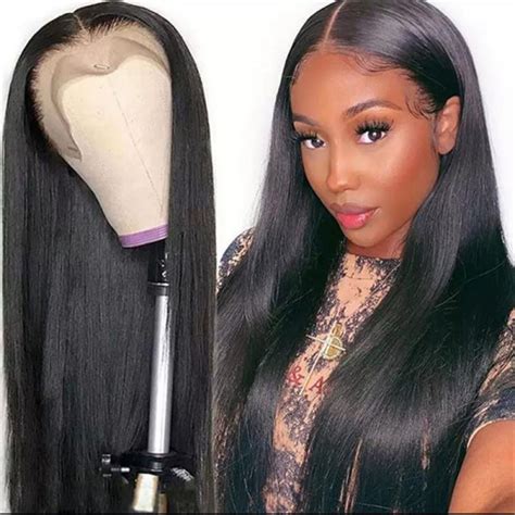 Straight Hair 180 Density Full Lace Wigs West Kiss Hair