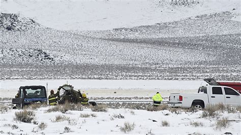 An air ambulance crash in Stagecoach, Nevada, has killed 5 people : NPR