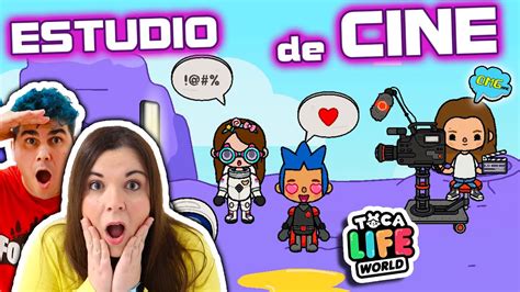 Vamos al ESTUDIO CINEMATOGRÁFICO en TOCA LIFE WORLD DESCUBRIMOS