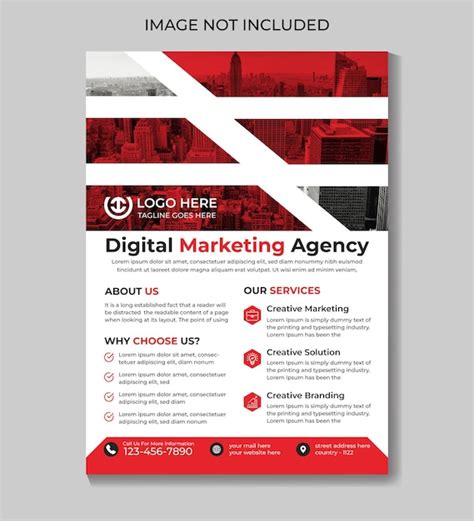 Kreative Moderne Digitale Marketing Flyer Designvorlage F R Unternehmen