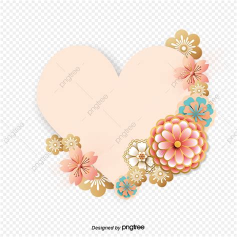 Mothers Plot Love Paper Cut Three Dimensional Flower Elements Paper