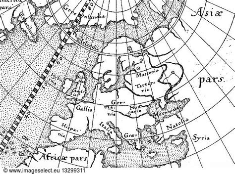 A 17th Century Map Of Europe A 17th Century Map Of Europe 17th