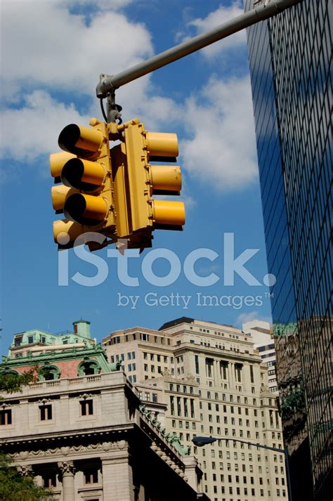 Traffic Light In New York City Stock Photo | Royalty-Free | FreeImages