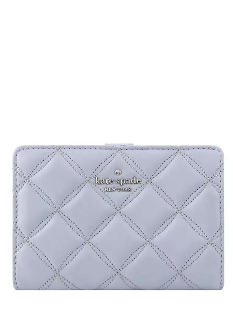 Kate Spade Kate Spade Natalia Medium Compact Bifold Wallet Light Blue