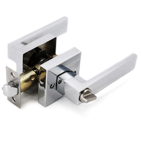 Crown Door Lever Chrome Keyed Door Handle By Villar Home Designs