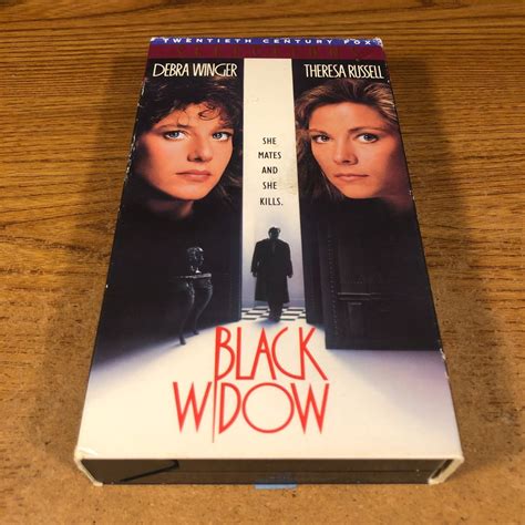 Black Widow Vhs Movie Vcr Video Tape Used Debra Winger Theresa Russell