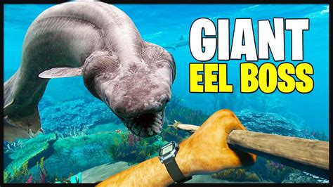 Fighting The GIANT EEL Boss In Stranded Deep Stranded Deep