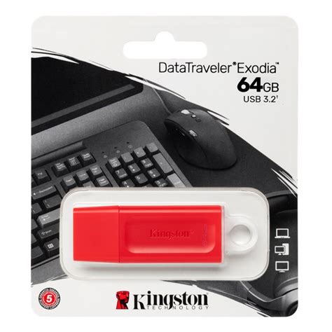 Memoria Flash USB Kingston DataTraveler Exodia 64GB USB 3 2 Gen 1