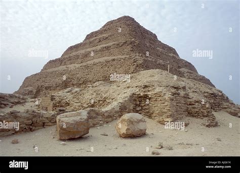 The Step Pyramid of Saqqara Stock Photo - Alamy