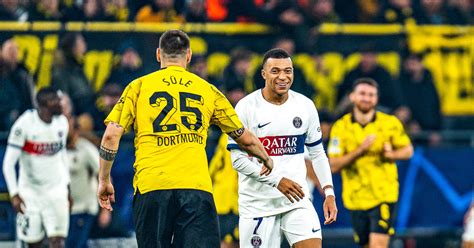 Dortmund PSG Les compositions officielles dévoilées Sport 365