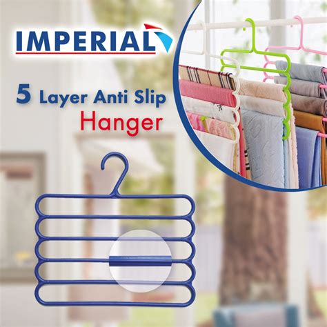 Pack Of 2 Multipurpose 5 Layer Colorful Hangers Darazpk