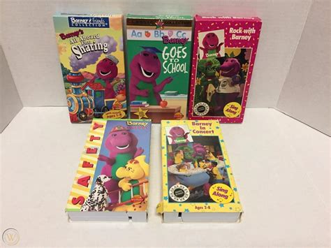 Lot Of 5 Barney And Friends Shows On Vhs Tapes Vguc 1874666196