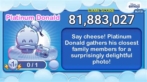 Disney Emoji Blitz Platinum Donald L Mickey And Friends V