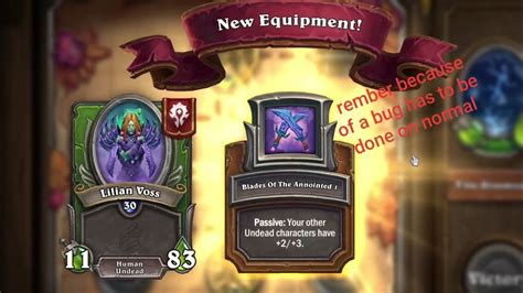 Hearthstone Mercenaries The Anointed Blades Normal And Heroic For