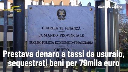 Prestava Denaro A Tassi Da Usuraio Sequestrati Beni Per Mila Euro