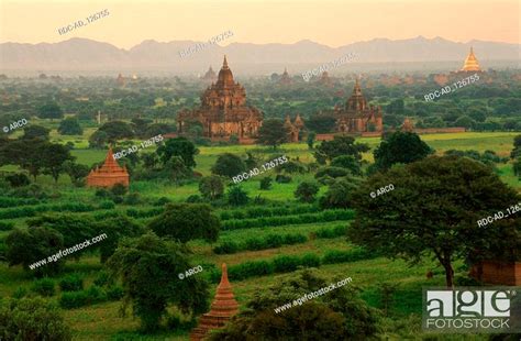 Pagodas of Bagan Myanmar Pagoda, Stock Photo, Picture And Rights ...