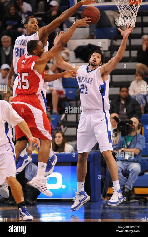 Buffalo Bulls Forward Mitchell Watt 21 And Titus Robinson 30