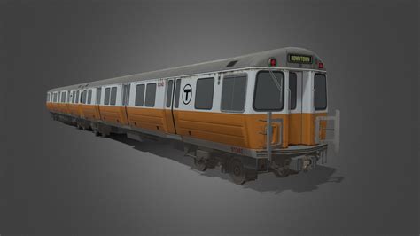 MBTA 01200 Series Metro Buy Royalty Free 3D Model By Nostrix C863782