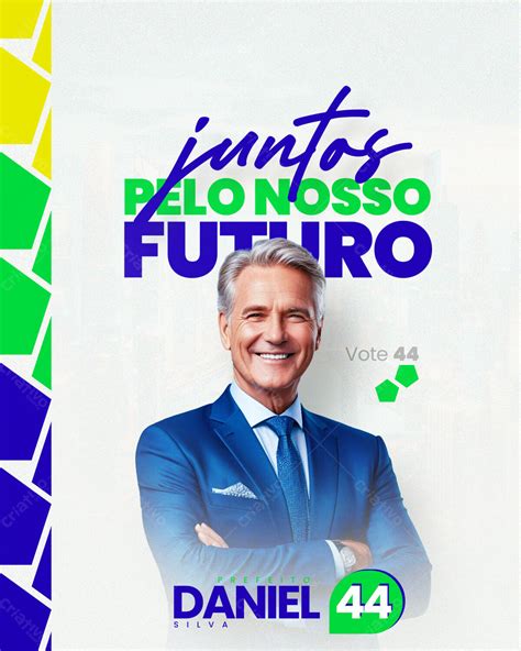 Campanha eleitoral política eleição prefeito vereador feed 1 social