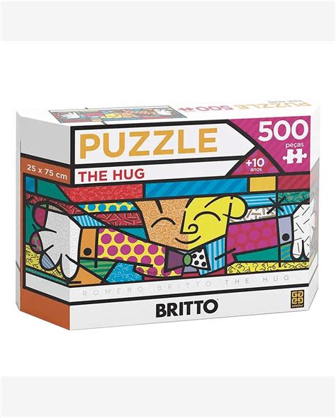 Riachuelo Puzzle Pe As Panorama Romero Britto The Hug