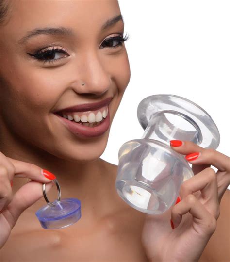 Ass Bung Clear Hollow Anal Dilator With Plug XL ETFM