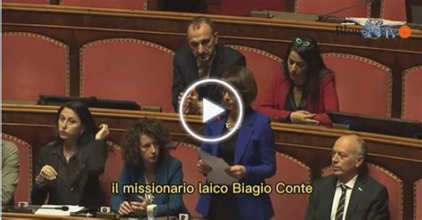 Il Ricordo Di Biagio Conte Al Senato Applausi Per Il Missionario Laico