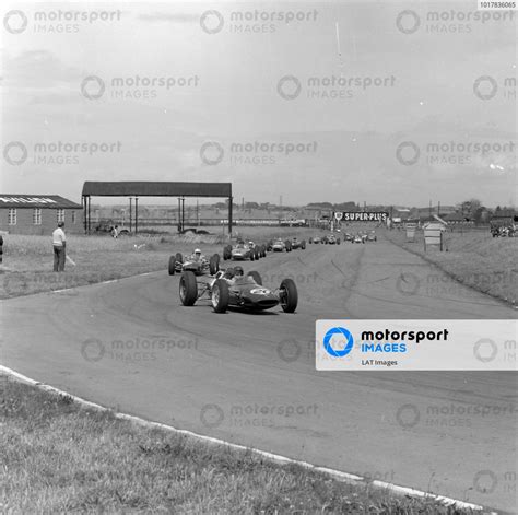 Jim Clark Lotus 25 Climax Leads John Surtees Lola 4 Climax And Dan