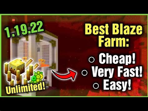 Best Blaze And Xp Farm Ever Very Fast In Minecraft Bedrock