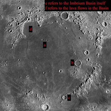 Figure 4 The Moon Mare Imbrium