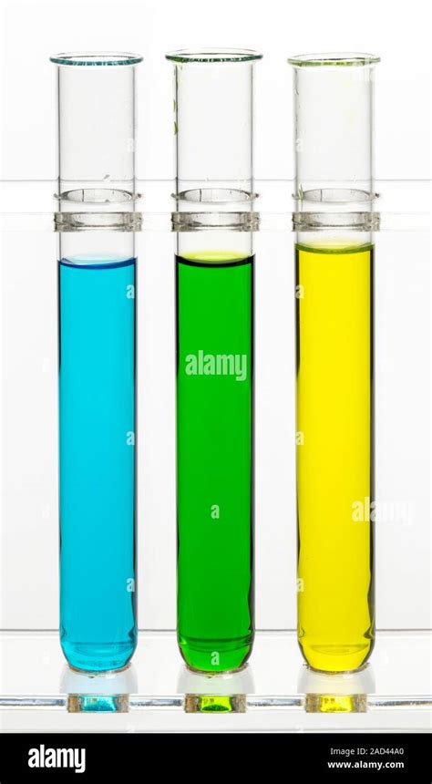 The Colours Of Three Copper Complexes The Pale Blue Solution Contains