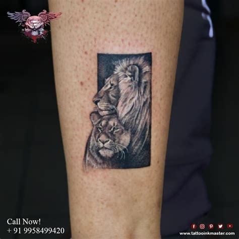 Amazing Featured Lion Couple Tattoo Tattoo Ink Master